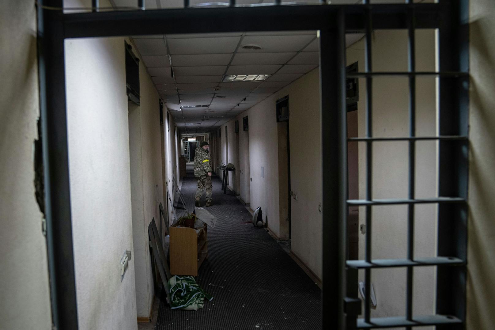 Unter anderem in diesem Gebäude sollen ukrainische Zivilisten gefoltert worden sein.