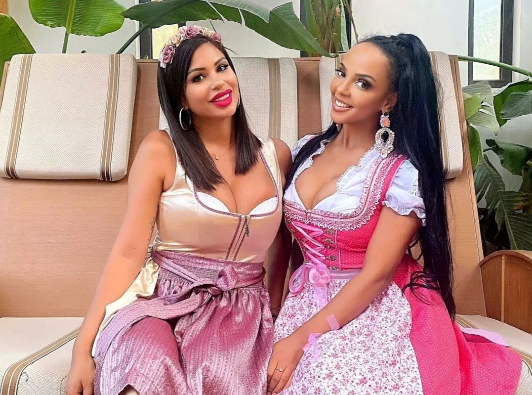 Busenfreundinnen: Nina "Bambi" Bruckner und Bahati "Kolibri" Venus 