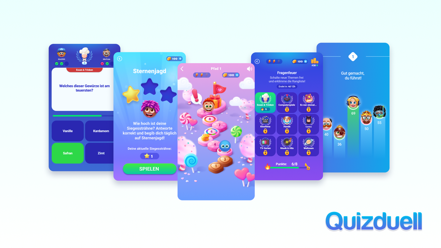 Quizduell in Zahlen: Die Wissensquiz-App verzeichnet 160 Millionen ausgetragene Duelle im Jahr 2022.