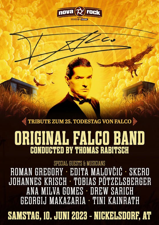 The most important thing in Nova Rock.  FALCO's band with many guest stars 