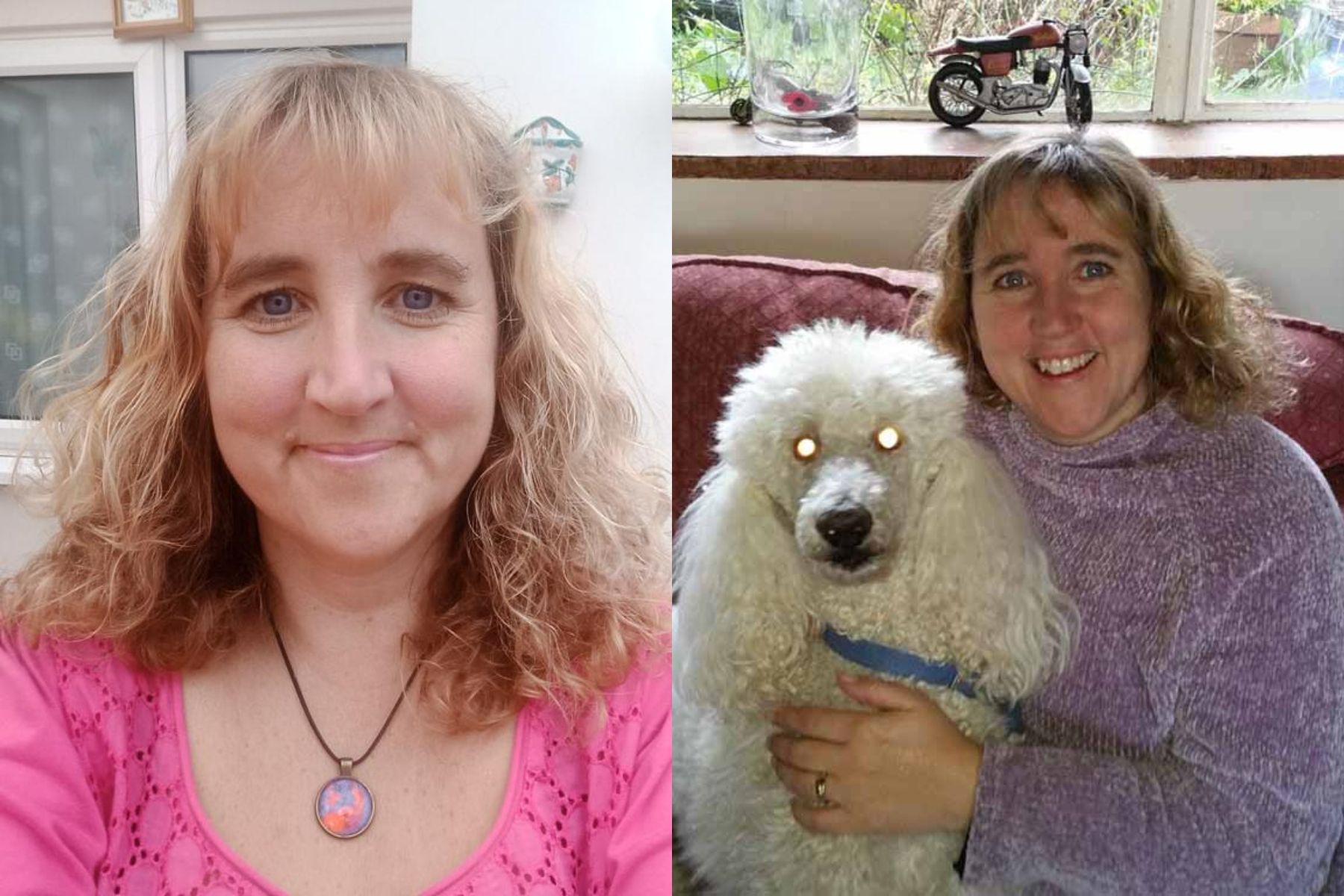 Die 52-jährige Samantha Milns ist eine Hellseherin, die mit Tieren sprechen kann.