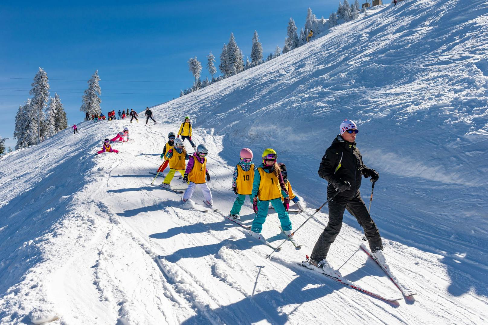 Damit Kinder an Skikursen teilnehmen können, hilft das Land Oberösterreich Familien.