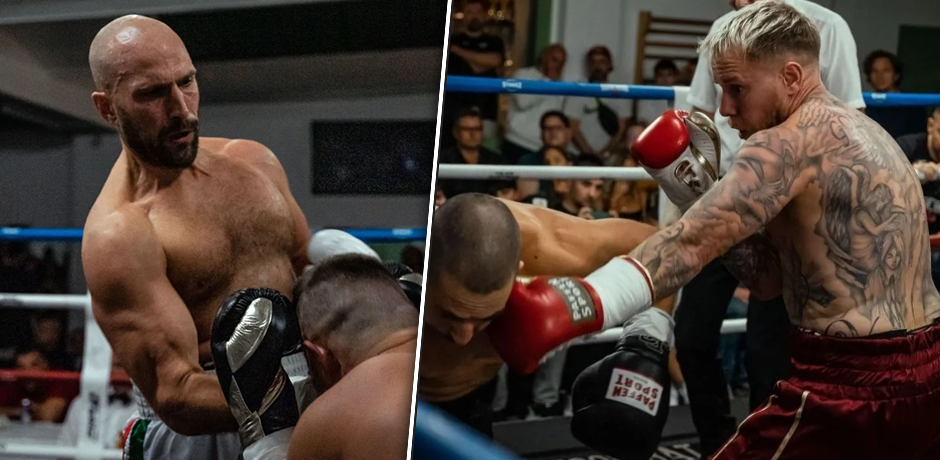 Action bei der Vienna Boxing Championship