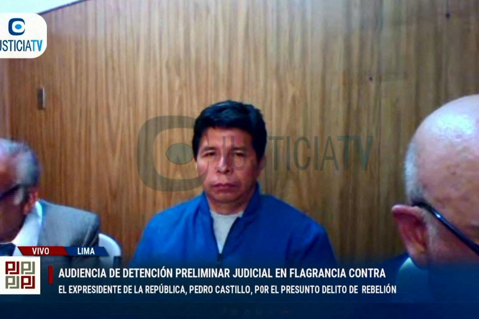 Ex-Präsident Castillo muss 18 Monate in U-Haft bleiben