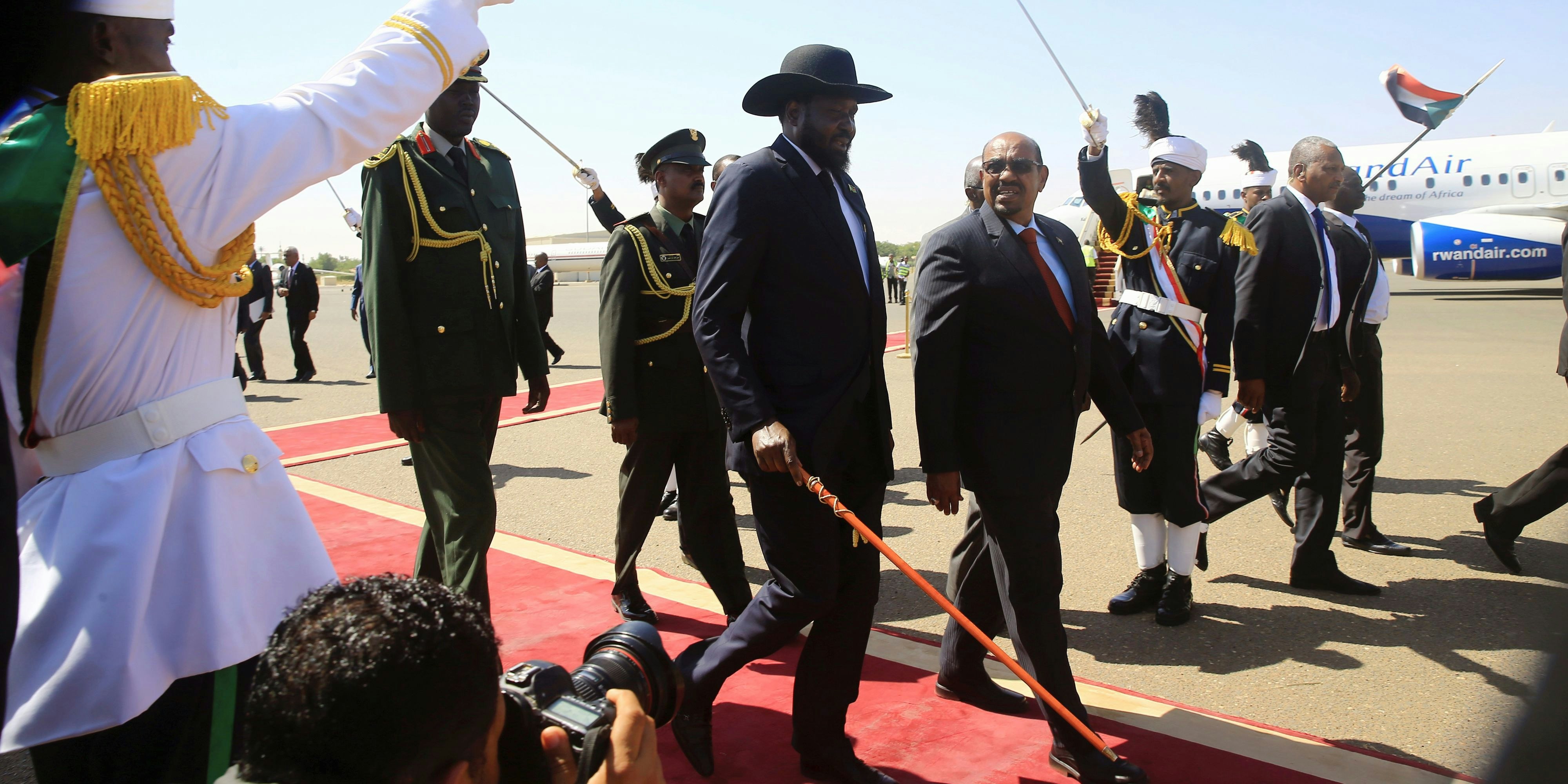 Südsudans Präsident geht derzeit viral.