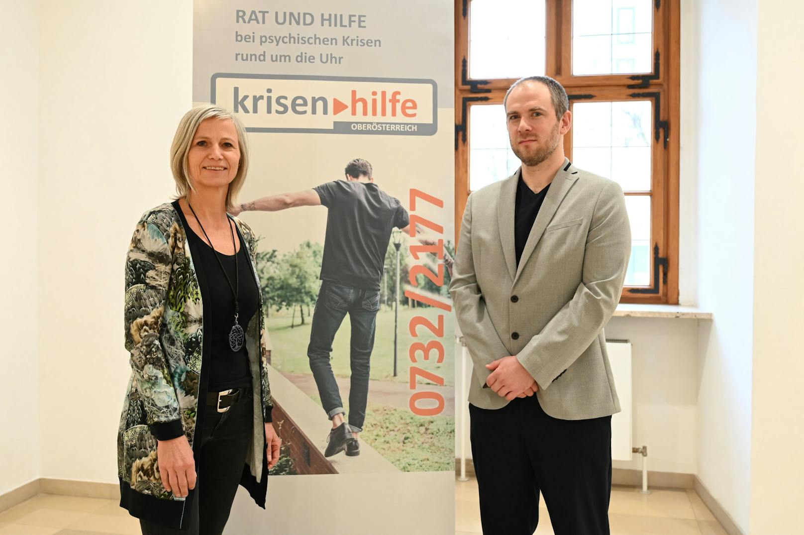Sonja Hörmanseder und Martin Schmid helfen Menschen in Krisen-Situationen.