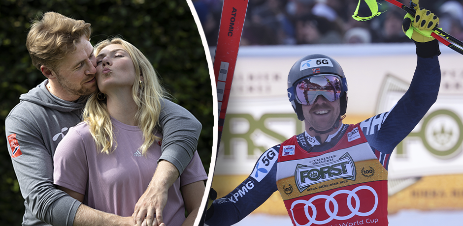 Aleksander Aamodt kilde behält seinen Bart, bis Mikaela Shiffrin ihn sieht. 