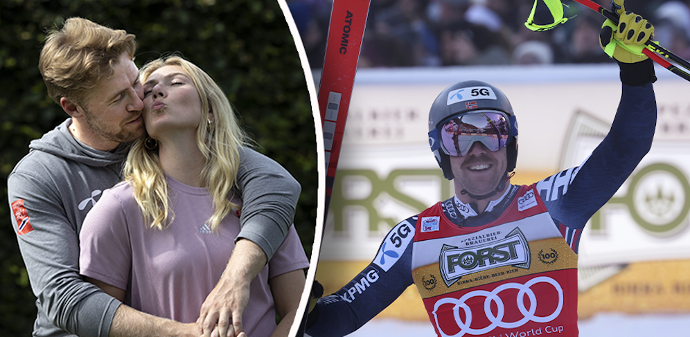 Aleksander Aamodt kilde behält seinen Bart, bis Mikaela Shiffrin ihn sieht. 