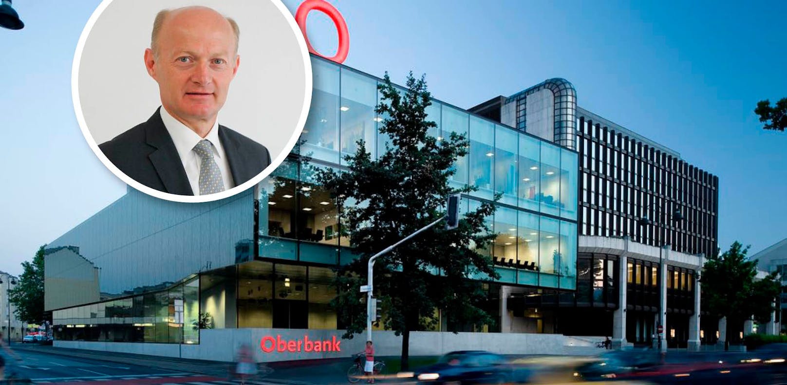 Die Oberbank verschenkt Aktien im Wert von zehn Millionen Euro an seine Mitarbeiter; im Bild Generaldirektor Franz Gasselsberger.