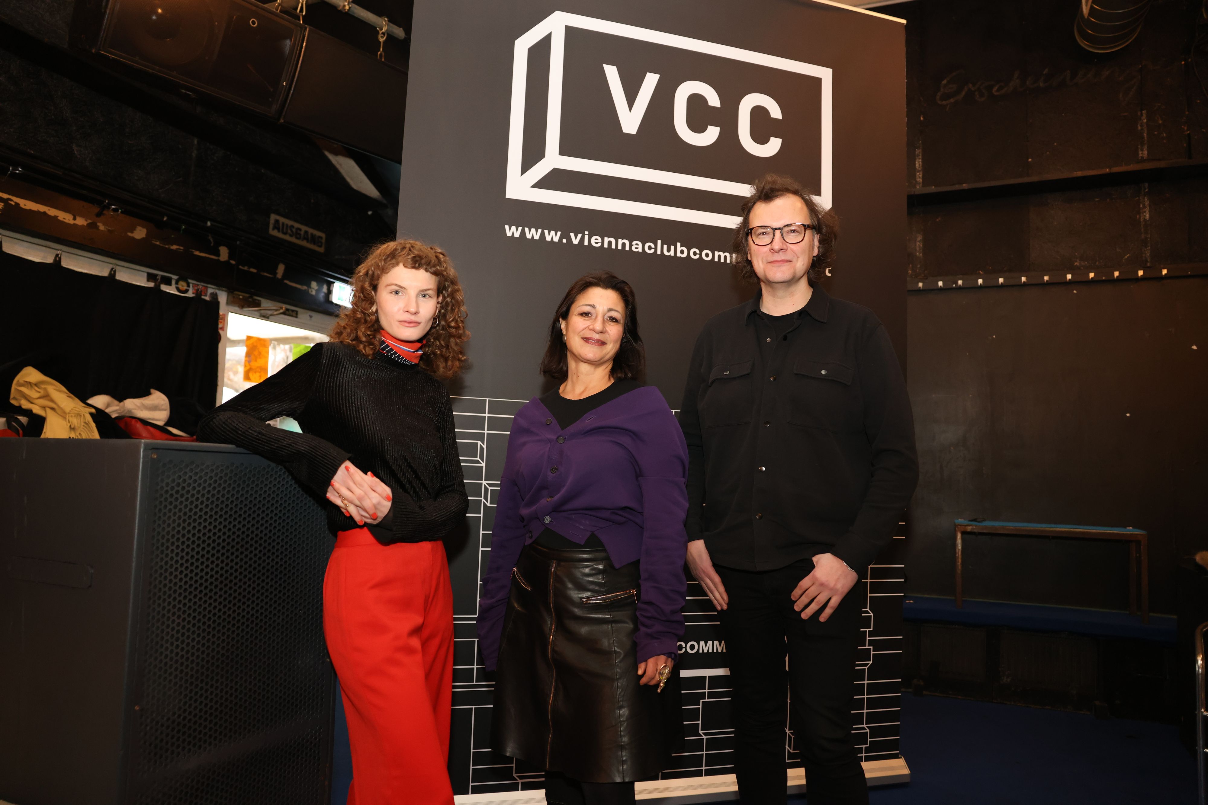 Martina Brunner, Veronica Kaup-Hasler und Thomas Heher (v.l.) präsentieren das neue Konzept der Vienna Club Commission.