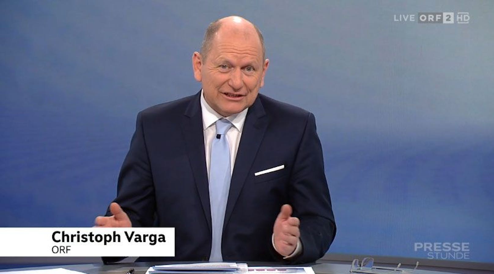 ORF-Moderator Christoph Varga