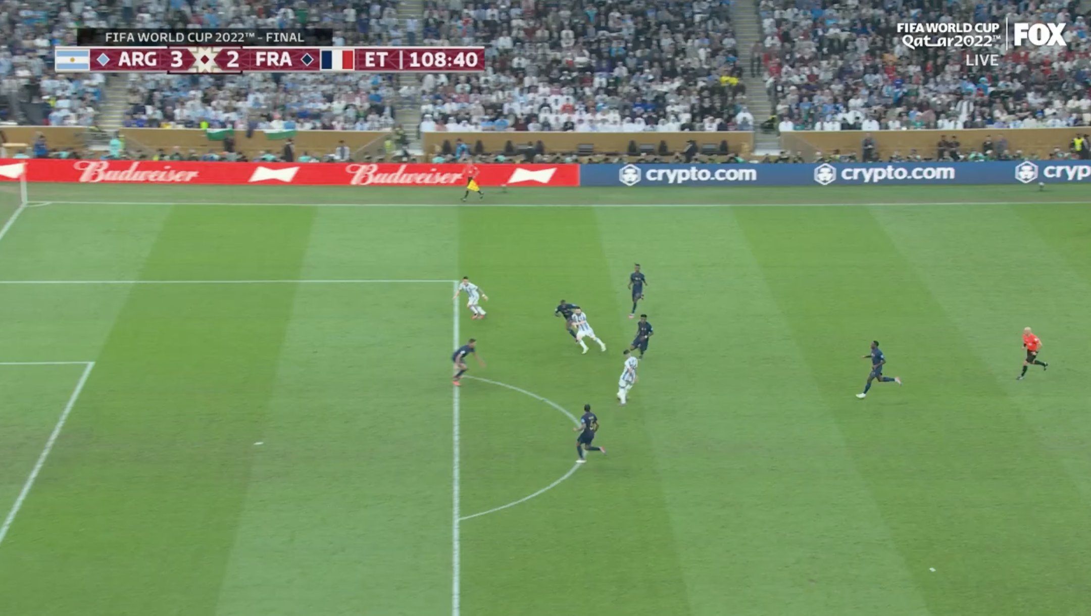 Kein Abseits: Das 3:2 von Argentinien zählt.