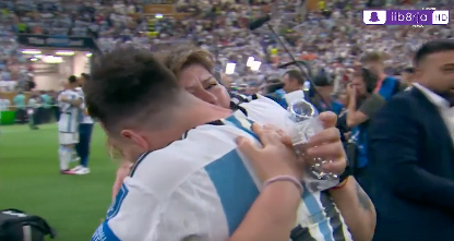 Messi mit seiner Mutter Celia Maria Cuccittini