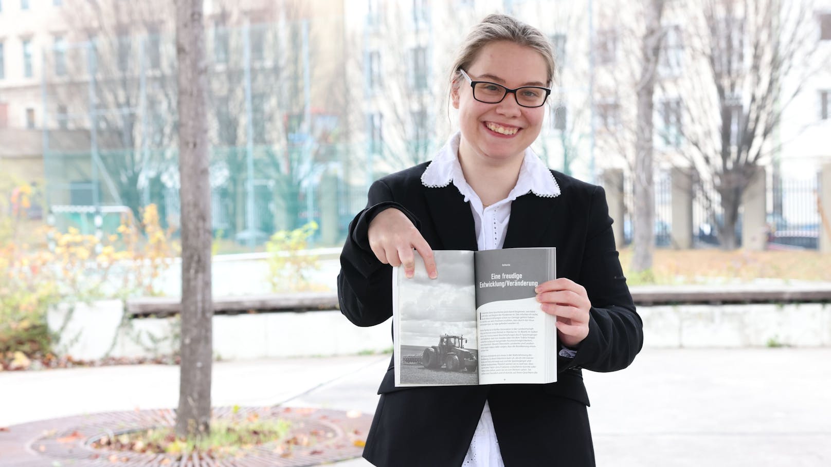 Katharina R. (20) möchte Journalistin und Autorin werden. Für das Buch "Wien schreibt Geschichten" erzählte sie ihre Lockdown-Eindrücke.