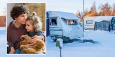Keine Wohnung, Mütter müssen am Campingplatz übernachten