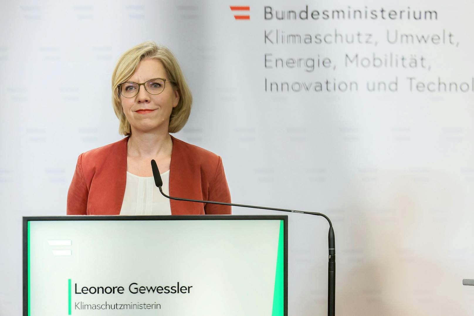 Klimaschutz- und Umweltministerin Leonore Gewessler