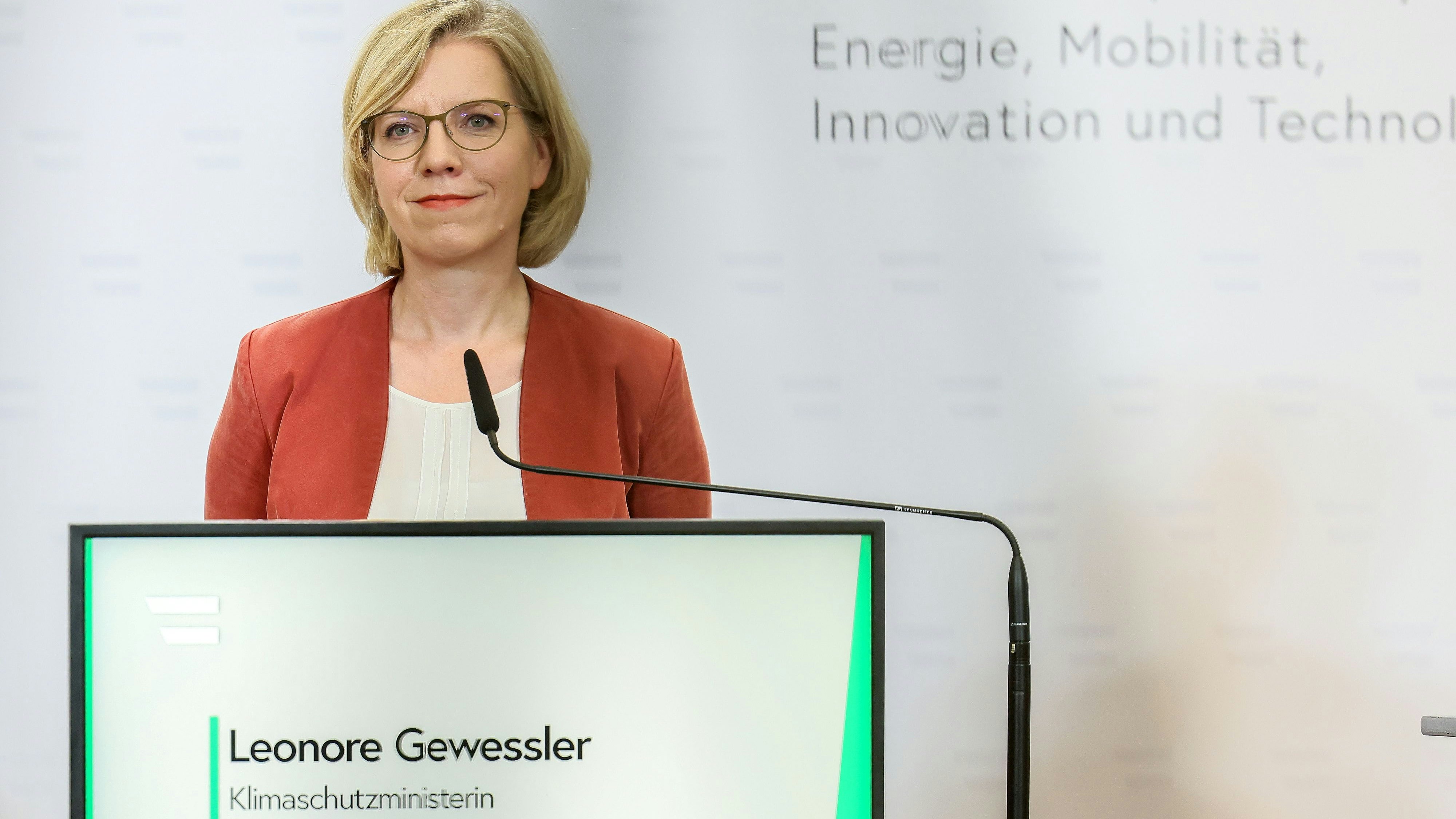 Klimaschutz- und Umweltministerin Leonore Gewessler