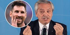 Aberglaube: Argentinien-Präsident schwänzt WM-Finale