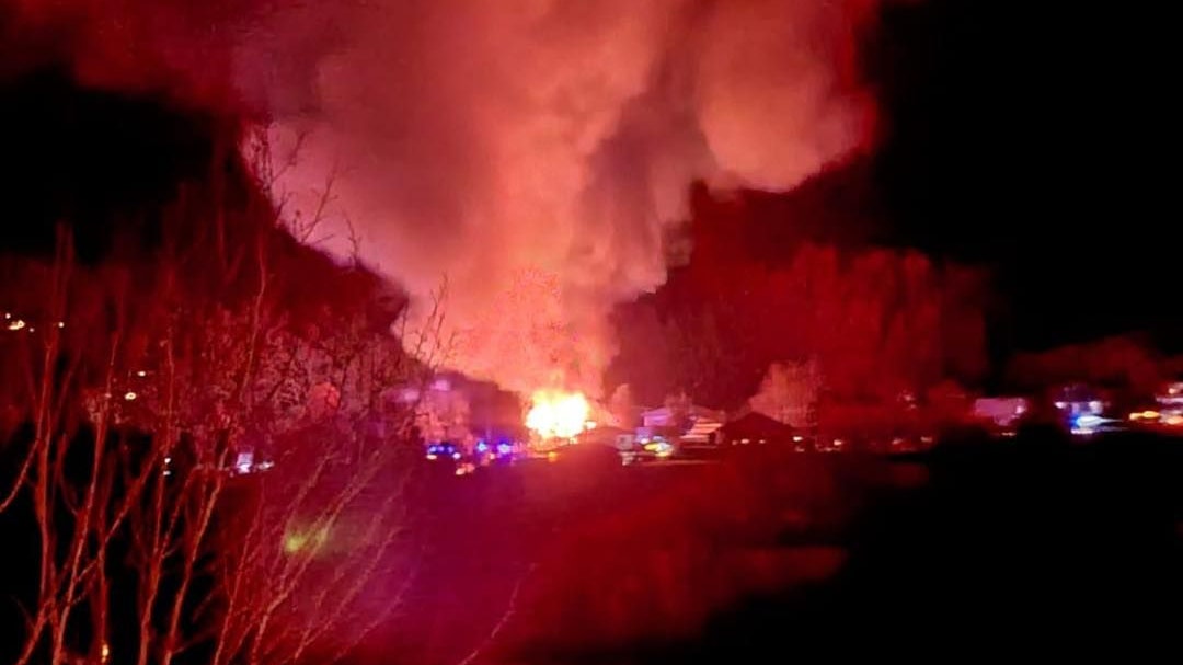 Das Wohnhaus brannte lichterloh.