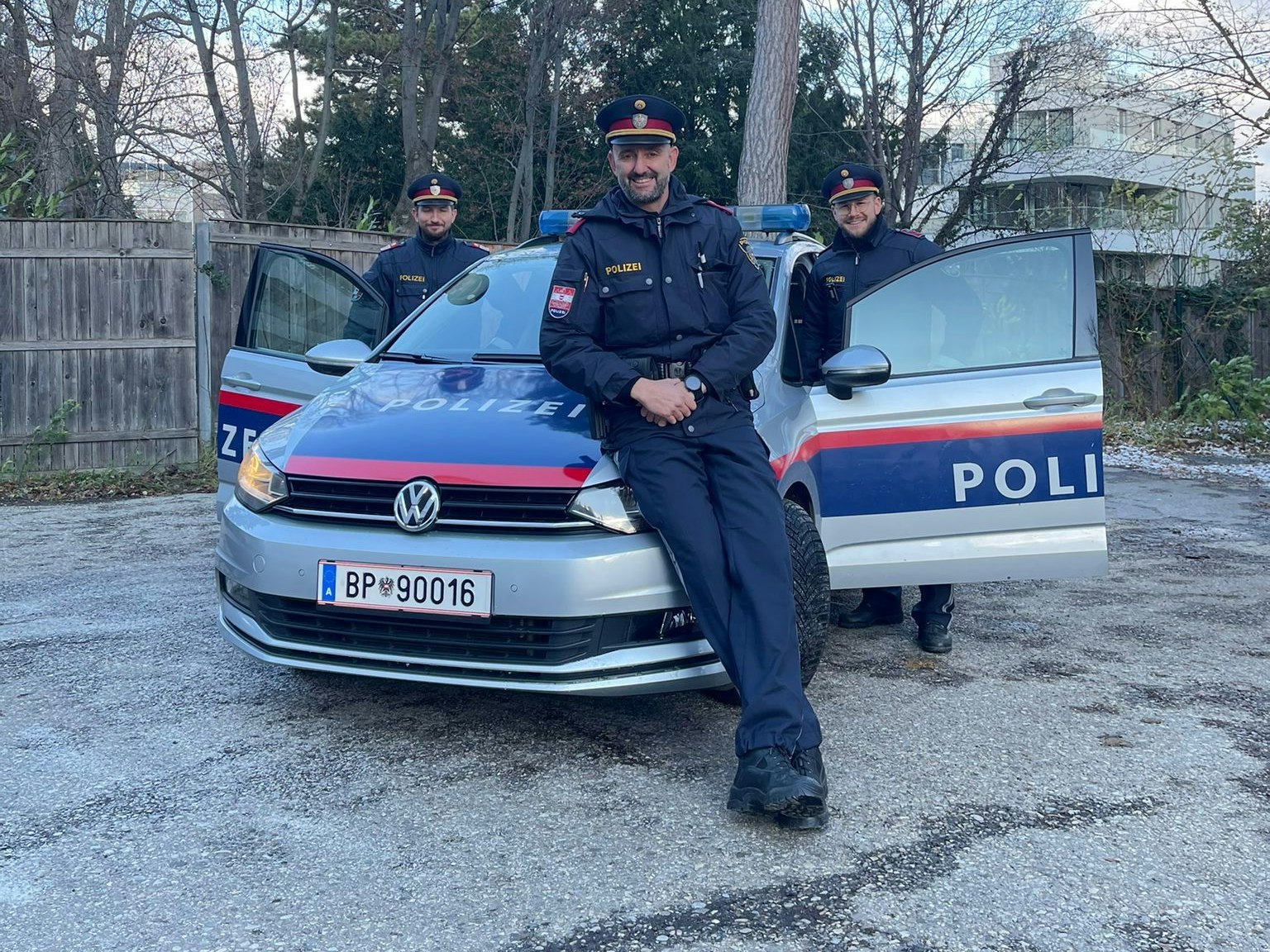 Auf Streife in Wien-Döbling: Clemens Doppler und Kollegen.