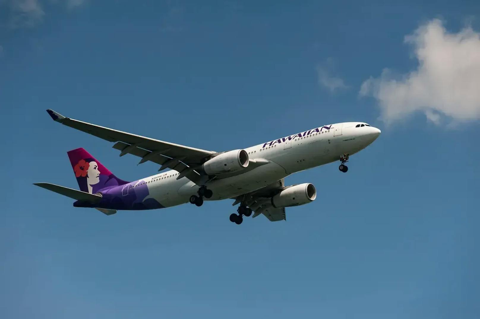 Zwischenfall kurz vor der Landung in Honolulu: Eine Maschine der Hawaiian Airlines.