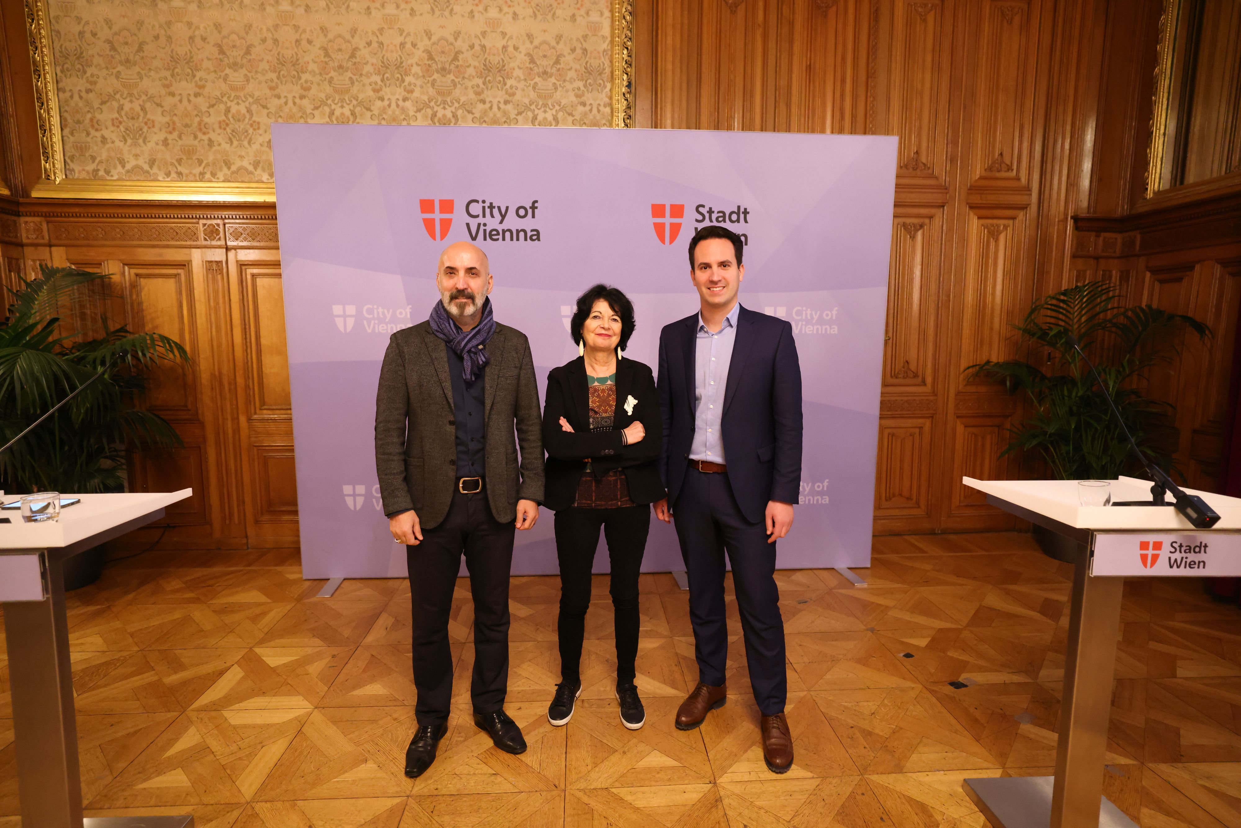 Kenan Güngor, Christiane Spiel und Christoph Wiederkehr sprechen über die Herausforderung im Bildungsbereich.&nbsp;