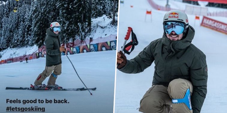 Marcel Hirscher strahlt von der Weltcup-Piste.
