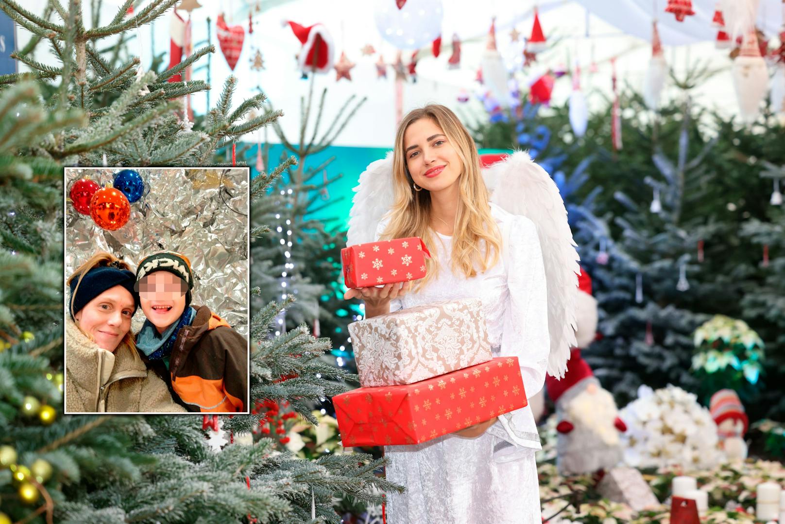 Daniela kann ihrem Sohn mit den 500 Euro vom Christkind nun ein besonderes Geschenk machen.