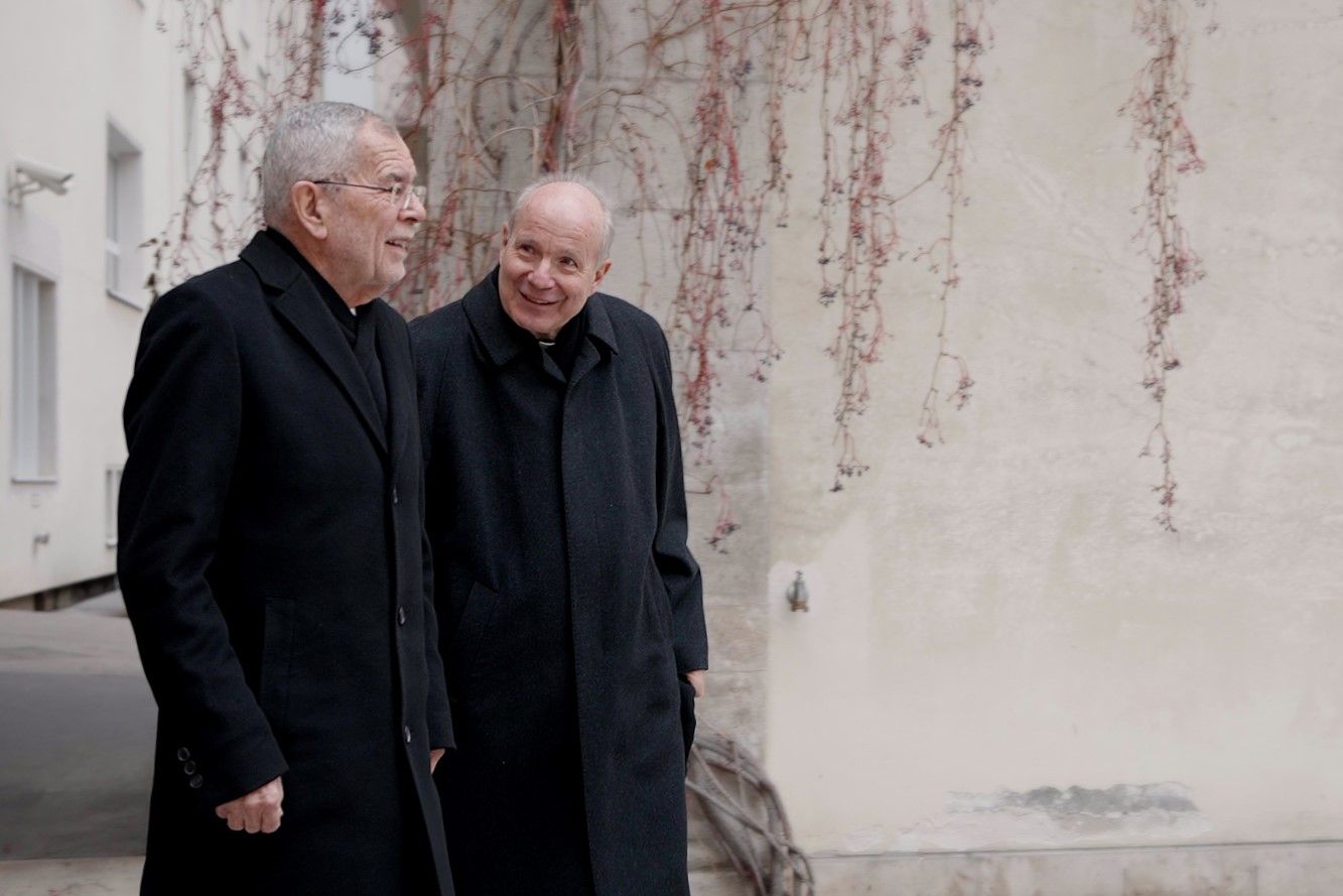 Alexander Van der Bellen traf Kardinal Christoph Schönborn kurz vor Weihnachten.