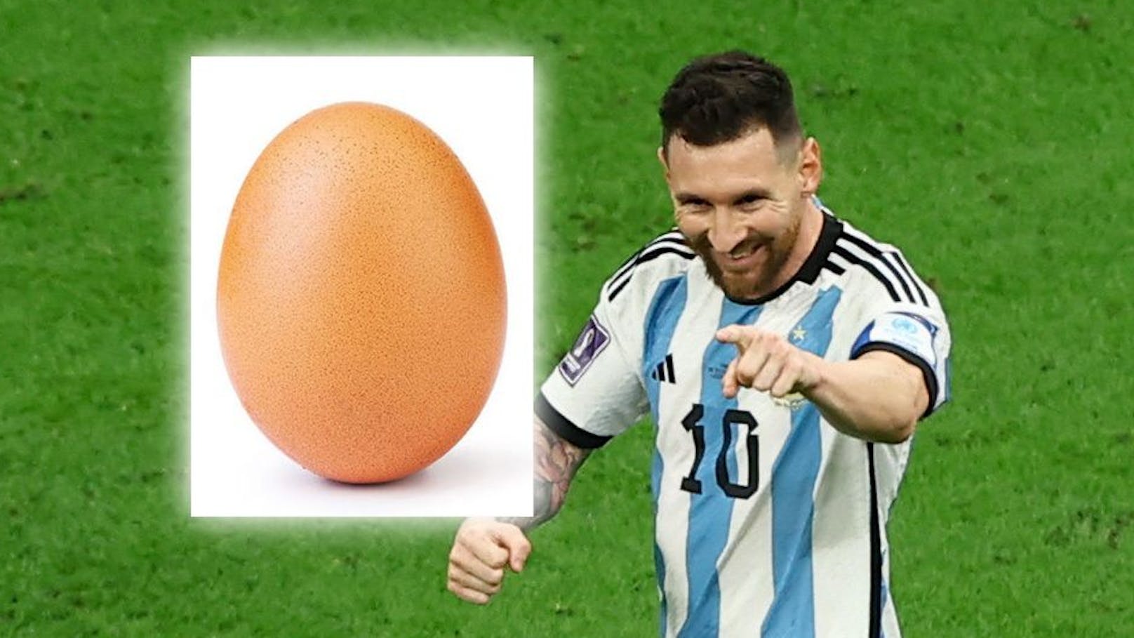 Messi ist nun "besser" als dieses Ei.