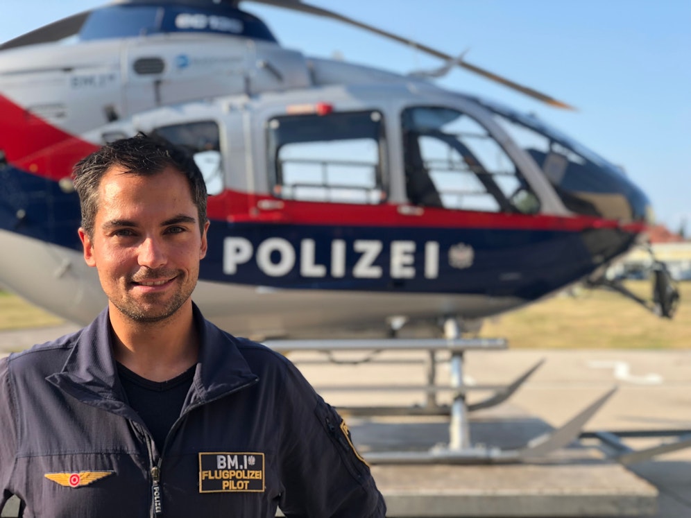 Pilot Lukas Danninger schickte schnelle Hilfe.