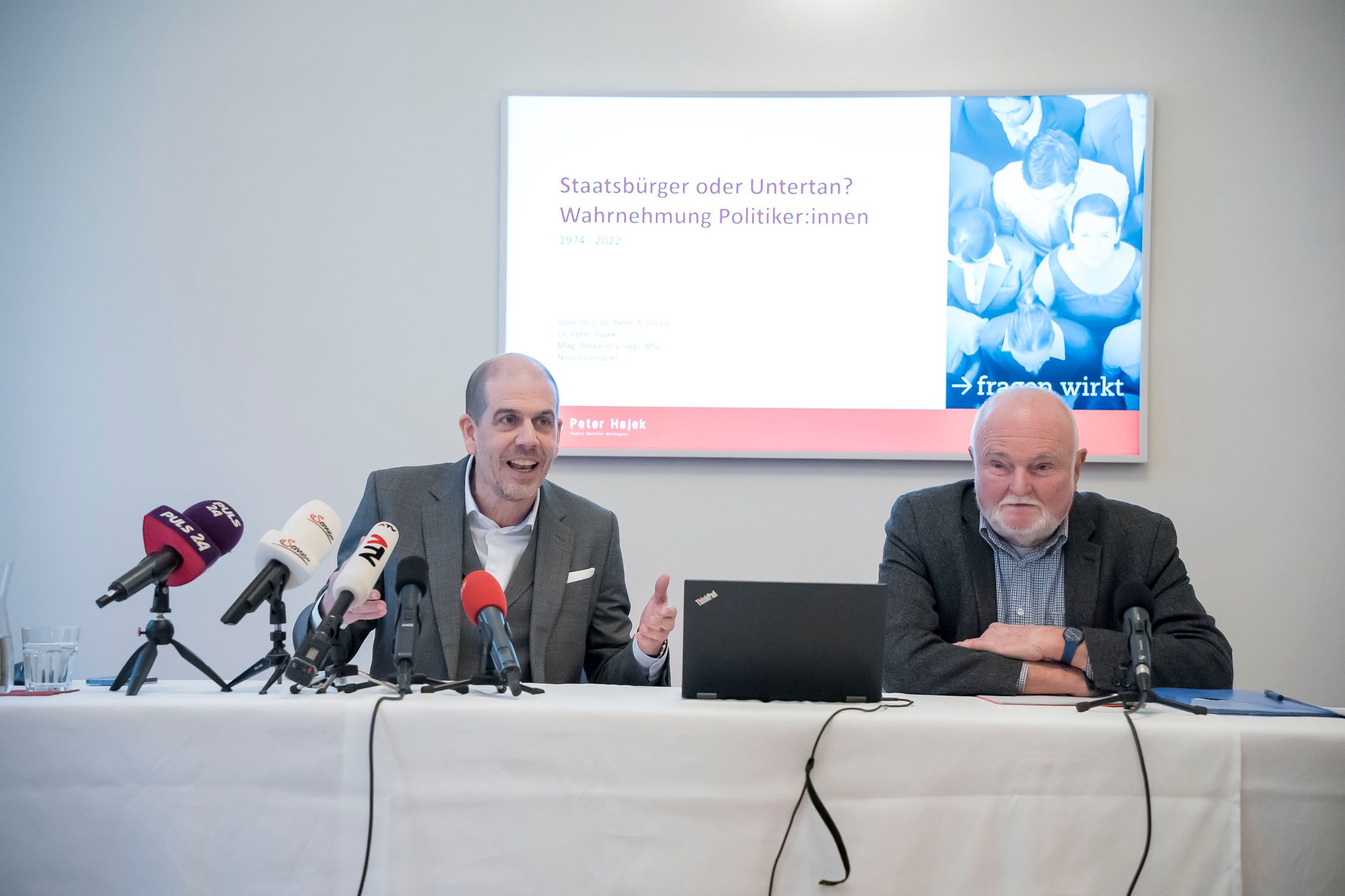 Peter Hajek und Peter Ulram haben nachgefragt: 