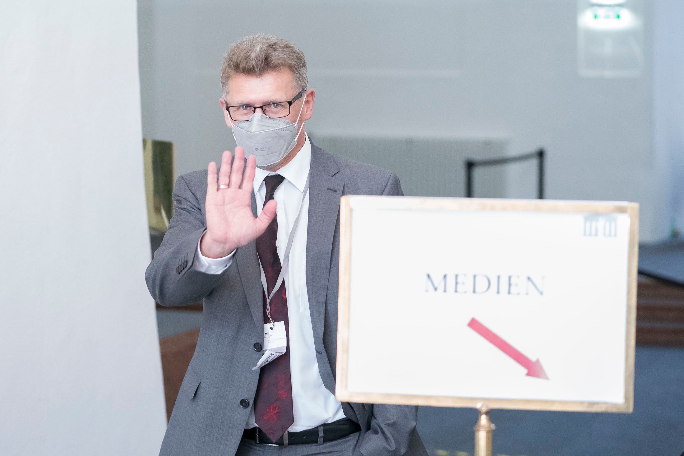 Oberstaatsanwalt Johann Fuchs vor dem U-Ausschuss (Archivbild).