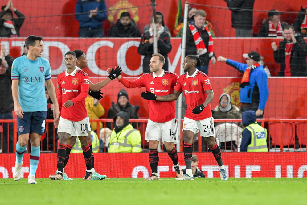 Jubel bei Manchester United
