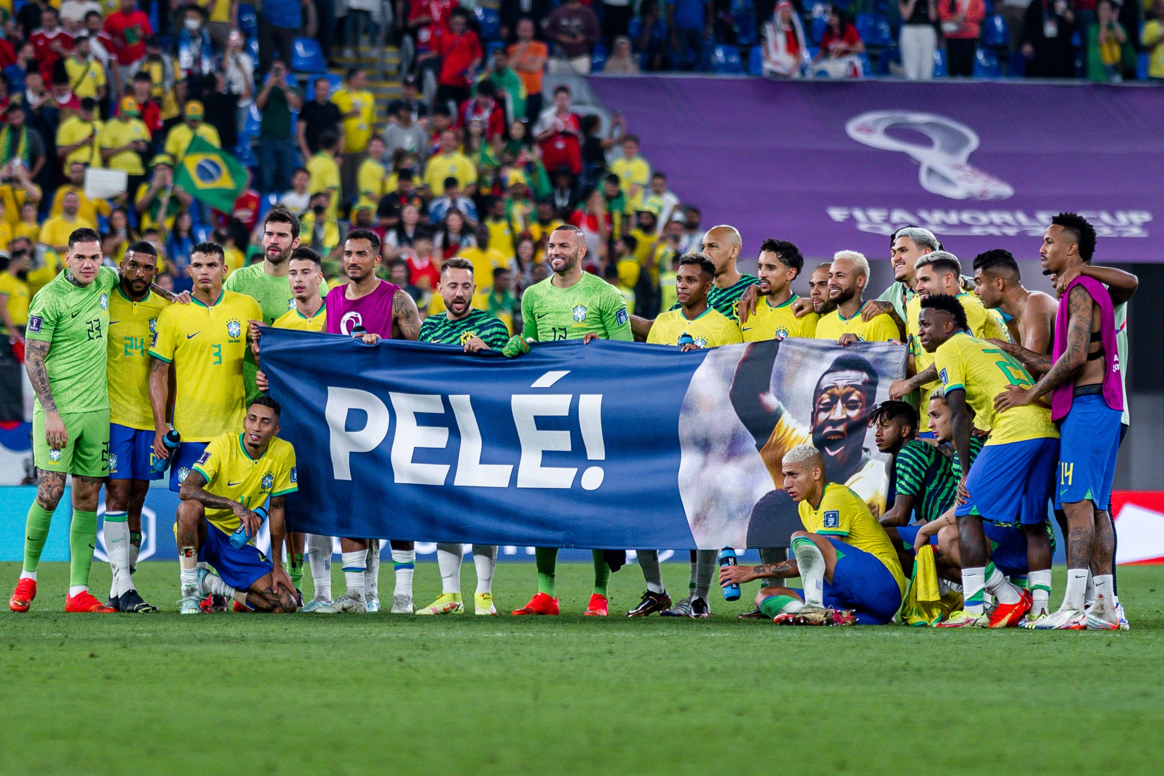 Brasilien schickte bei der WM Genesungswünsche