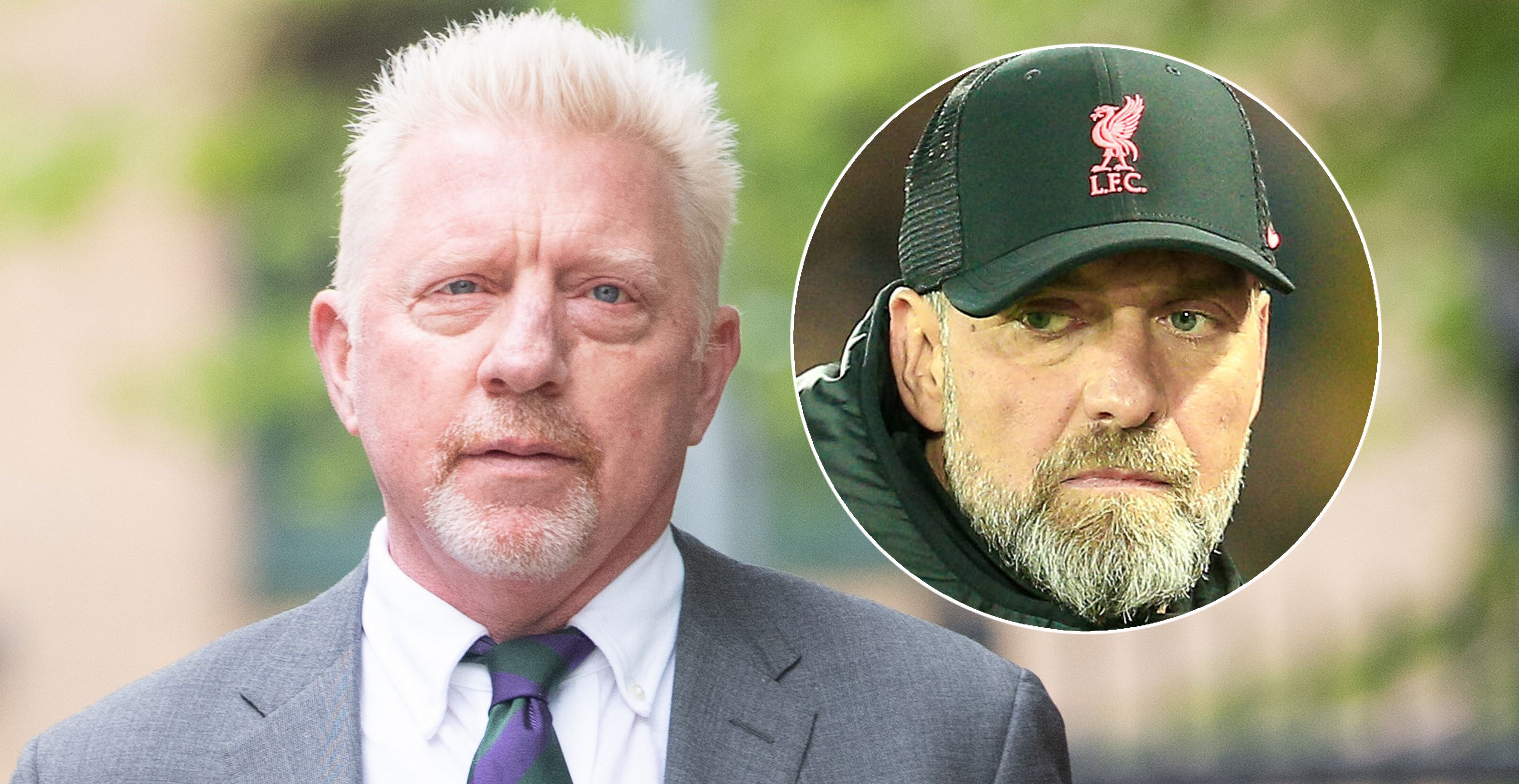 Boris Becker (l.) bekam keinen Besuch von Jürgen Klopp.