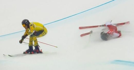 Johannes Rohrweck kam in Innichen schwer zu Sturz.