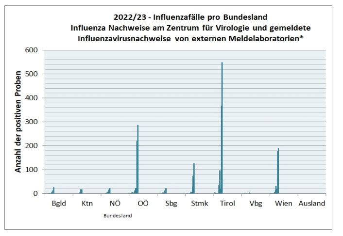 Oberösterreich liegt hinter Tirol bei den neuen Fällen derzeit bundesweit an zweiter Stelle.