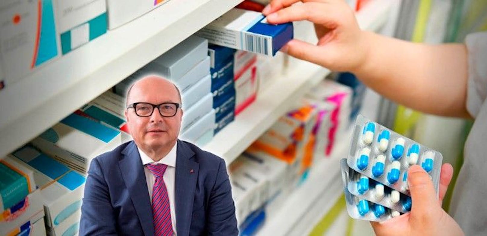 "Die Pharmaindustrie kann derzeit sehr viele Produkte nicht liefern", erklärt OÖ-Apothekerkammer-Präsident Veitschegger.
