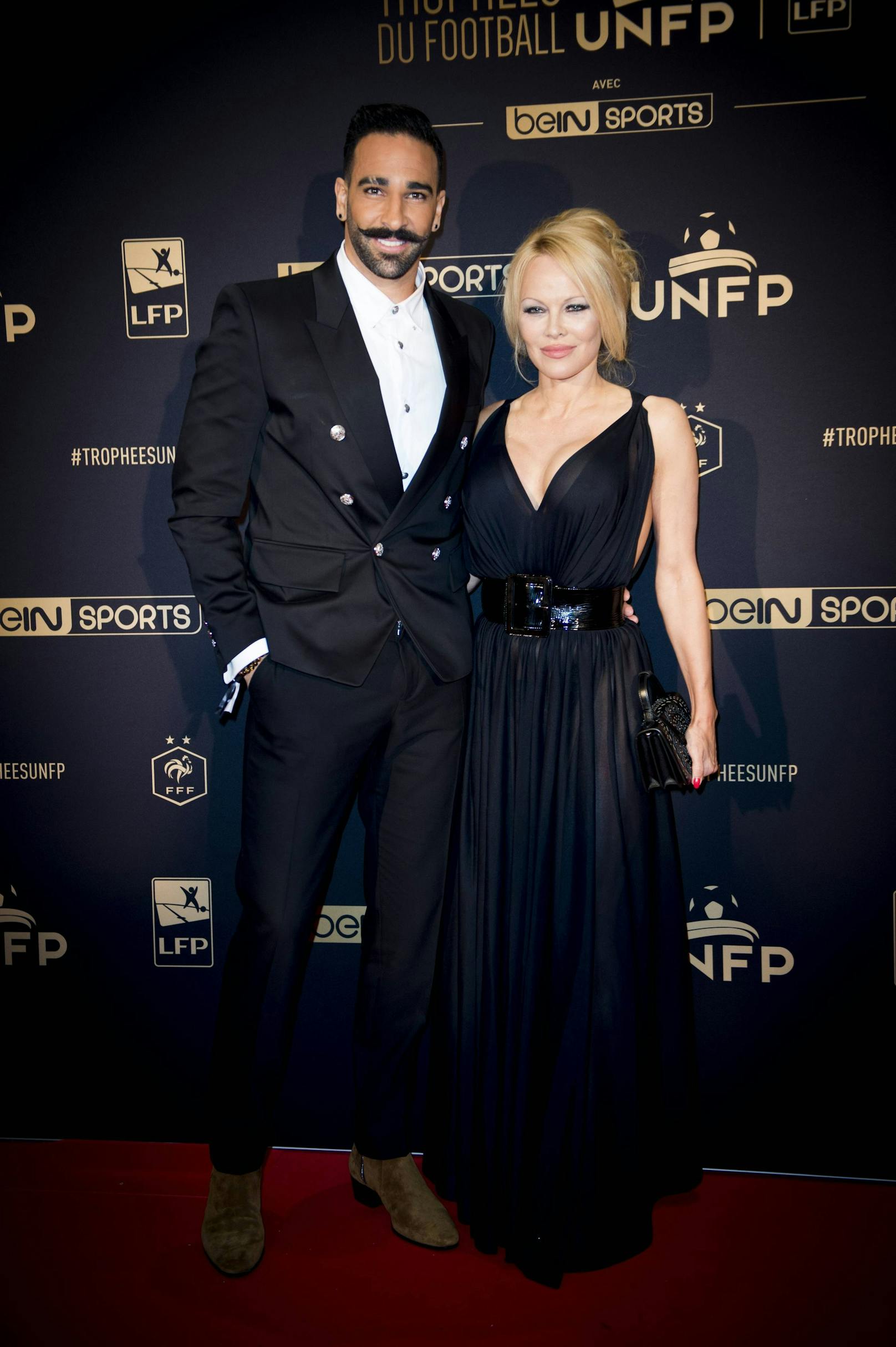 Adil Rami mit seiner Ex-Freundin Pamela Anderson.