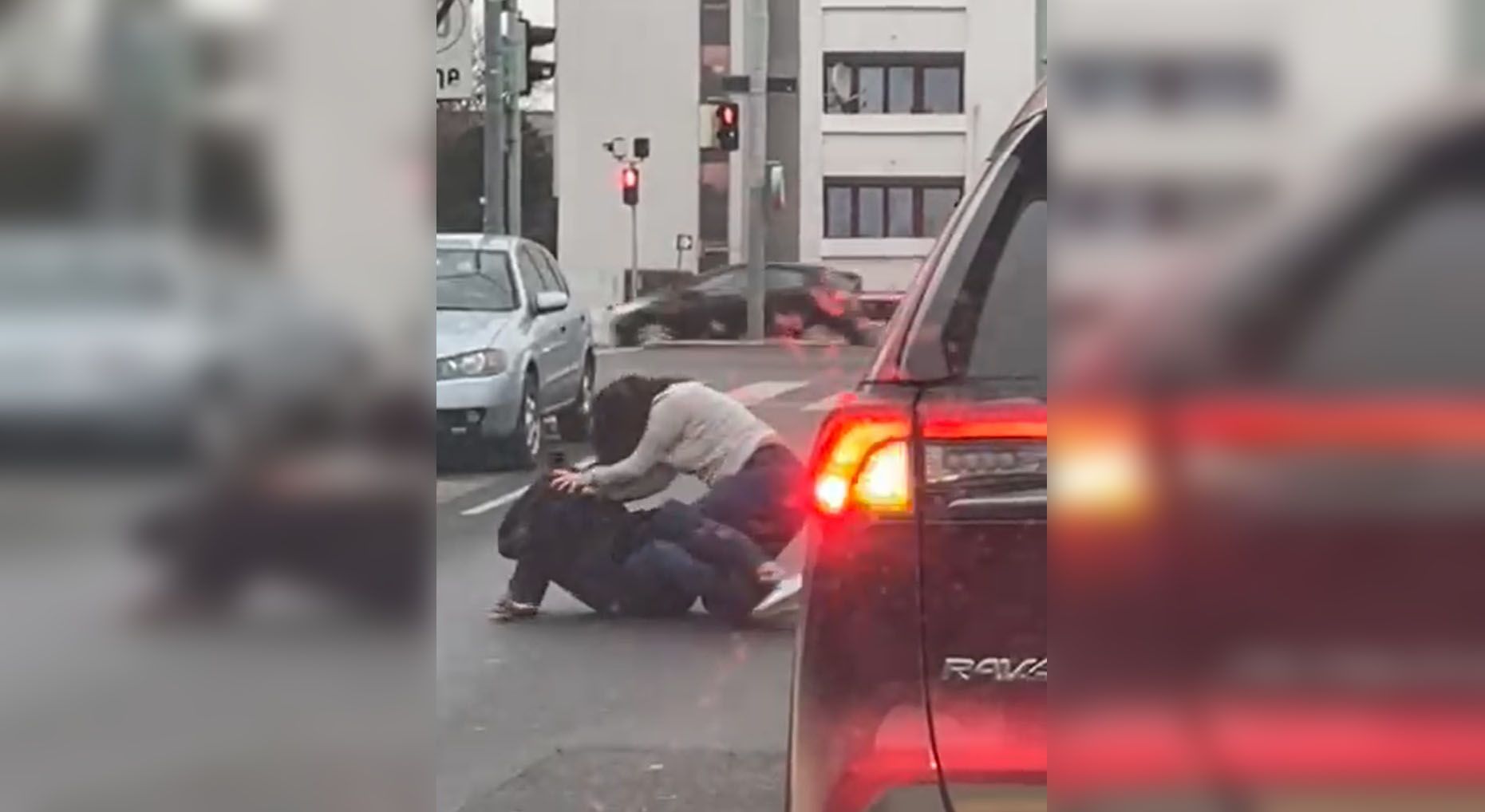 Road-Rage in Wien-Floridsdorfs 