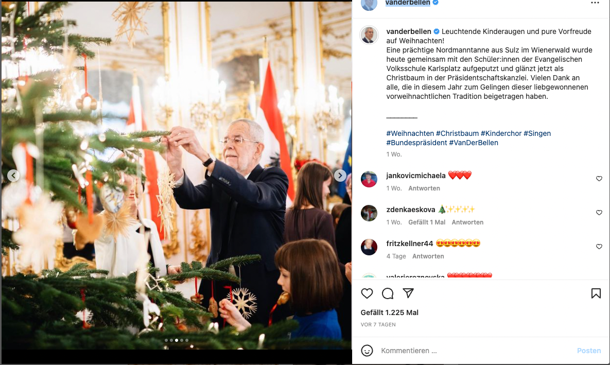 So sieht heuer Weihnachten für unsere Politiker aus.