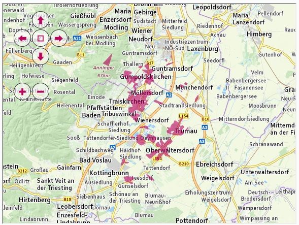 Die Störungskarte im Überblick