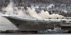 Feuer! Russlands einziger Flugzeugträger evakuiert