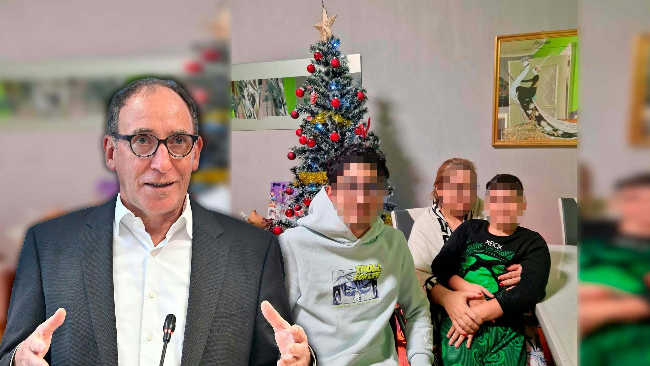 Minister Rauch konnte die Familie vor der Delogierung retten. 