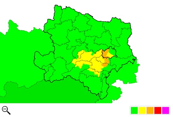 STURM: In Wien und Niederösterreich kann es stürmisch werden. 