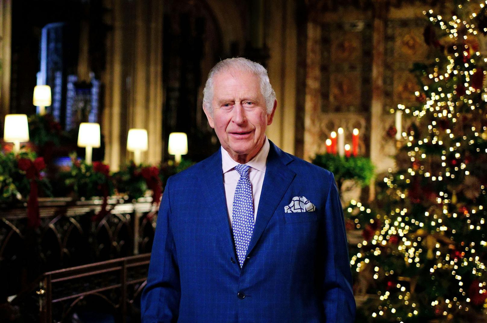 Am Sonntag wurde die erste Weihnachtsrede des britischen Monarchen ausgestrahlt.&nbsp;