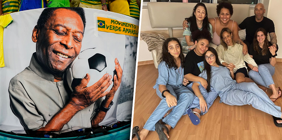 Sorge um Pele, die ganze Familie kam ins Krankenhaus 