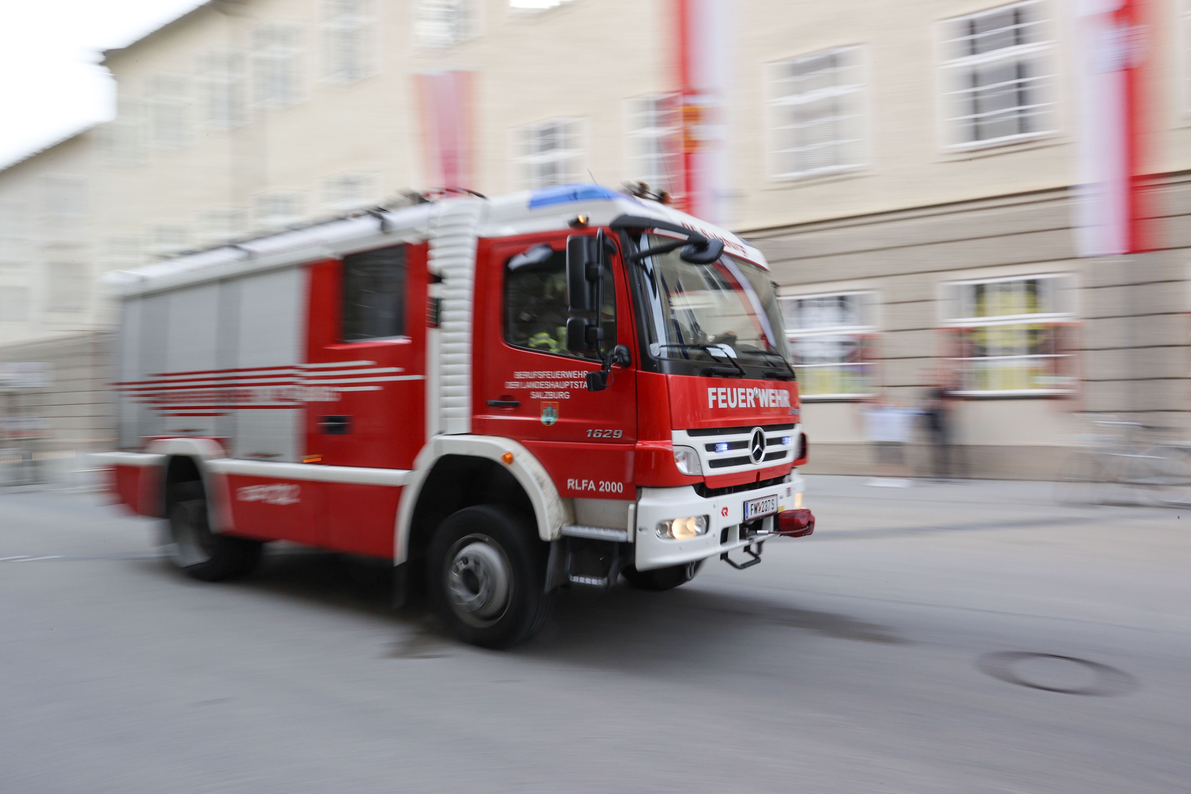 In Salzburg kam es zu einem Feuerwehreinsatz wegen einer heißen Dusche.