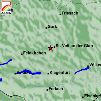 Am Heiligen Abend bebte im Raum St. Veit an der Glan die Erde.